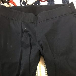 Black pull on dress pants 24S